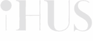 iHUS logo hvit